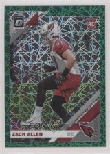 2019 Panini Donruss Optic Rookies Green Velocity Prizm Zach Allen #150 0vk6