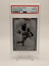2025-26 Topps Chrome - Glass Canvas SSP LeBron James #GC-1