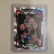 2023-24 Panini Prizm Noah Clowney Rookie #165 Brooklyn Nets Basketball Card. rookie card picture