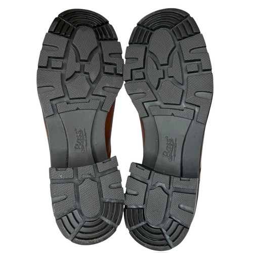 Zapatos Oxford Bass Marrón Cuero Tacón 6.5 Suela De Colección Años 90 Y2K Gruesos - Imagen 12 de 12