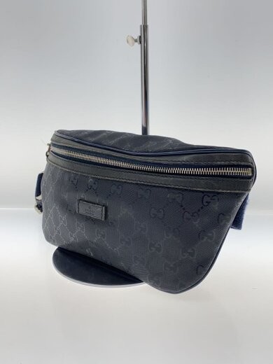 GUCCI GG Navy Waist Pouch Bum Bag Shoulder Belt Pack Women 233269