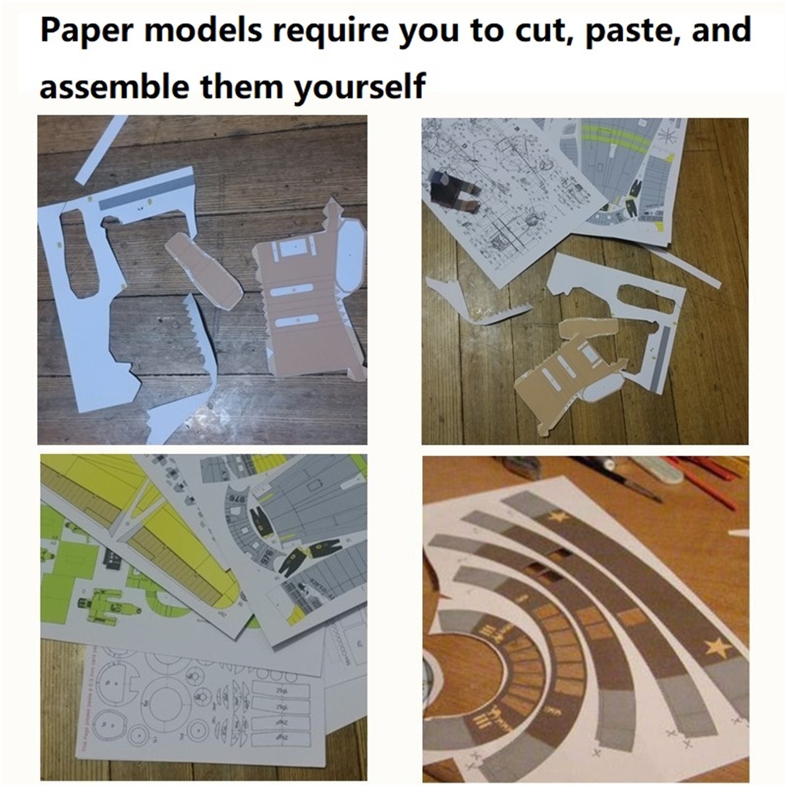 DIY Building Paper Model Kits DIY Building Model Beautifue For Home Decoration