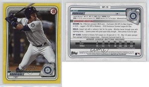 2020 Bowman Prospects Yellow /75 Julio Rodriguez #BP-19