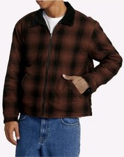 RVCA, NWT Dayshift Reversible Flannel Jacket ...