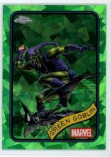 2025 Topps Chrome Marvel Comics Sapphire Green /99 Green Goblin #161 1i3m