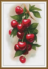 Creative Сross Stitch Embroidery Kit "Sweet cherry" Nova Sloboda