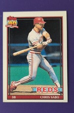 1991 Topps - Chris Sabo #45