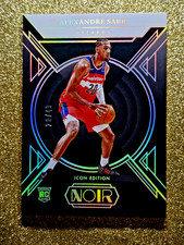 2024-25 Panini Noir Icon Edition RC Alexandre Sarr Holo Gold /49 MINT #177 💥💥