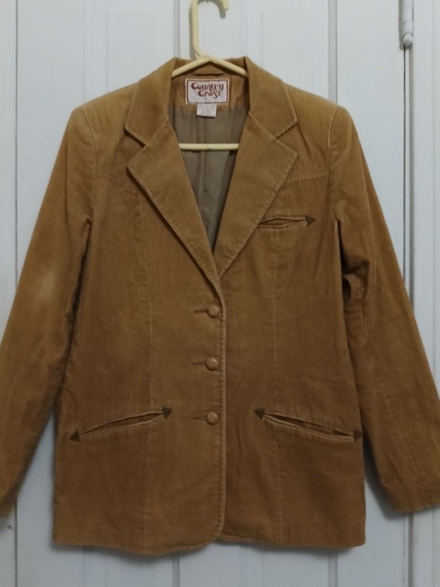 テーラードジャケット Ameri VINTAGE - Ameri VINTAGE  CORDUROY OVER JACKET Vintage Country Craft Tan Western Corduroy Jacket Blazer Sz M 13