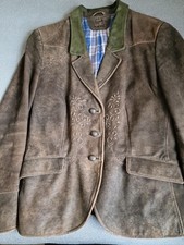 MEINDL Hirschleder Jacke Braun Gr. 42