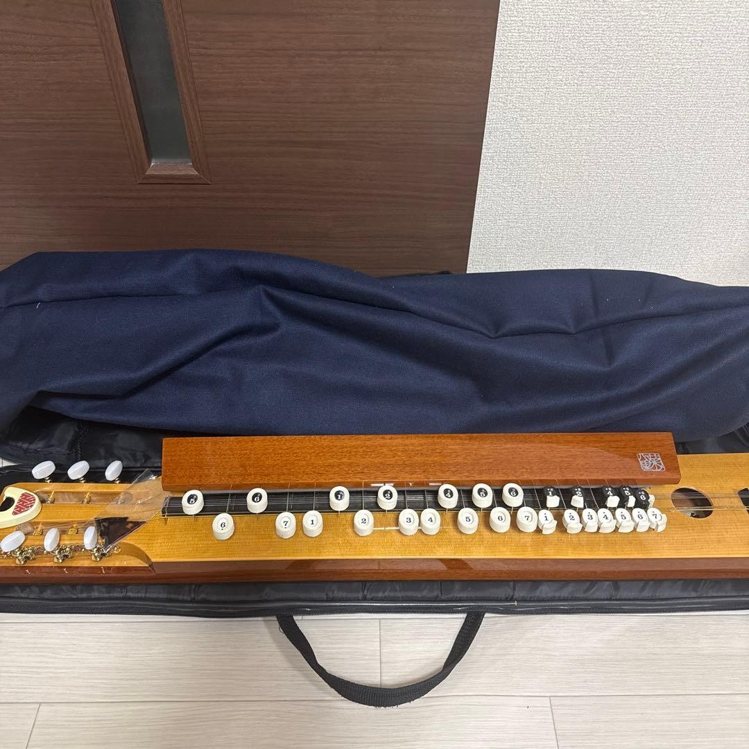 Taishogoto Japanese Harp Kikuyae F28MG w/Case Tested (please read)