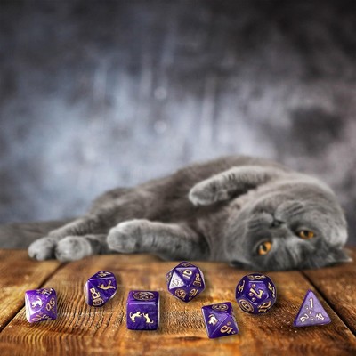 Cats Dice Set: Purrito,Accessories