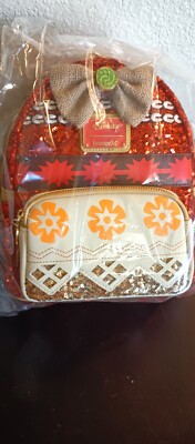 loungefly disney princess MOANA sequin mini backpack | eBay display picture 1