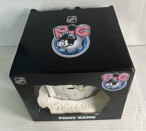 FOREVER Collectible PITTSBURGH PENGUINS Logo NHL Black/White IGLOO PIGGY BANK 7" - Bild 10 von 11