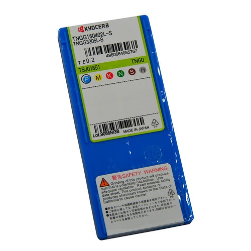Kyocera 10pcs TNGG160402R-S TN60 + 10pcs TNGG160402L-S TN60 Cermet Inserts - Picture 5 of 5