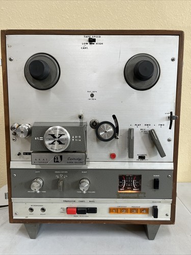 Akai Cross-Field X-1800SD A Cartuccia Super Deluxe, Registratore a Nastro TESTATO Leggi* - Foto 1 di 12