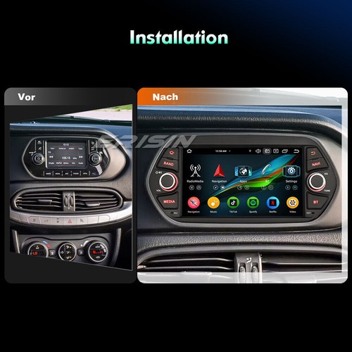 8 Kern Android 14 Autoradio Carplay Navigation Fiat Tipo Aegea Aegea Dodge Neon - Bild 22 von 23