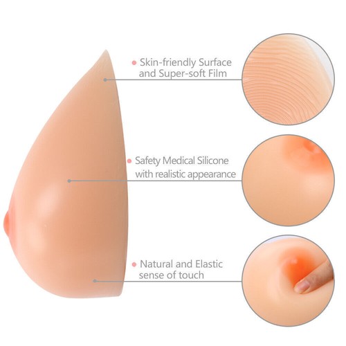 Silikon Brustformen Prothese Fake Boob Crossdresser selbstklebend 2 Stück - Bild 5 von 8