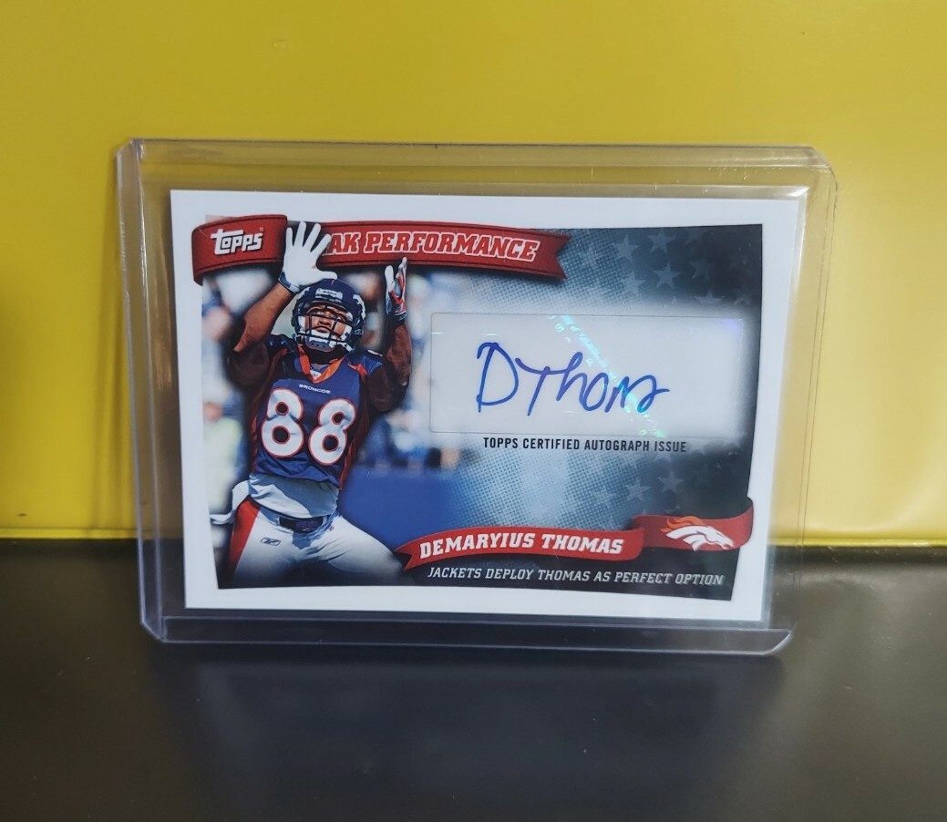 Demaryius Thomas Topps Peak Performance Autographs #PPADT Base