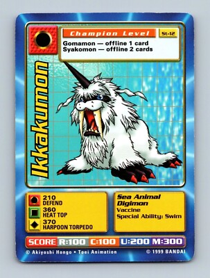 Digimon Digi Battle - Ikkakumon St-12 - Series 1 Starter