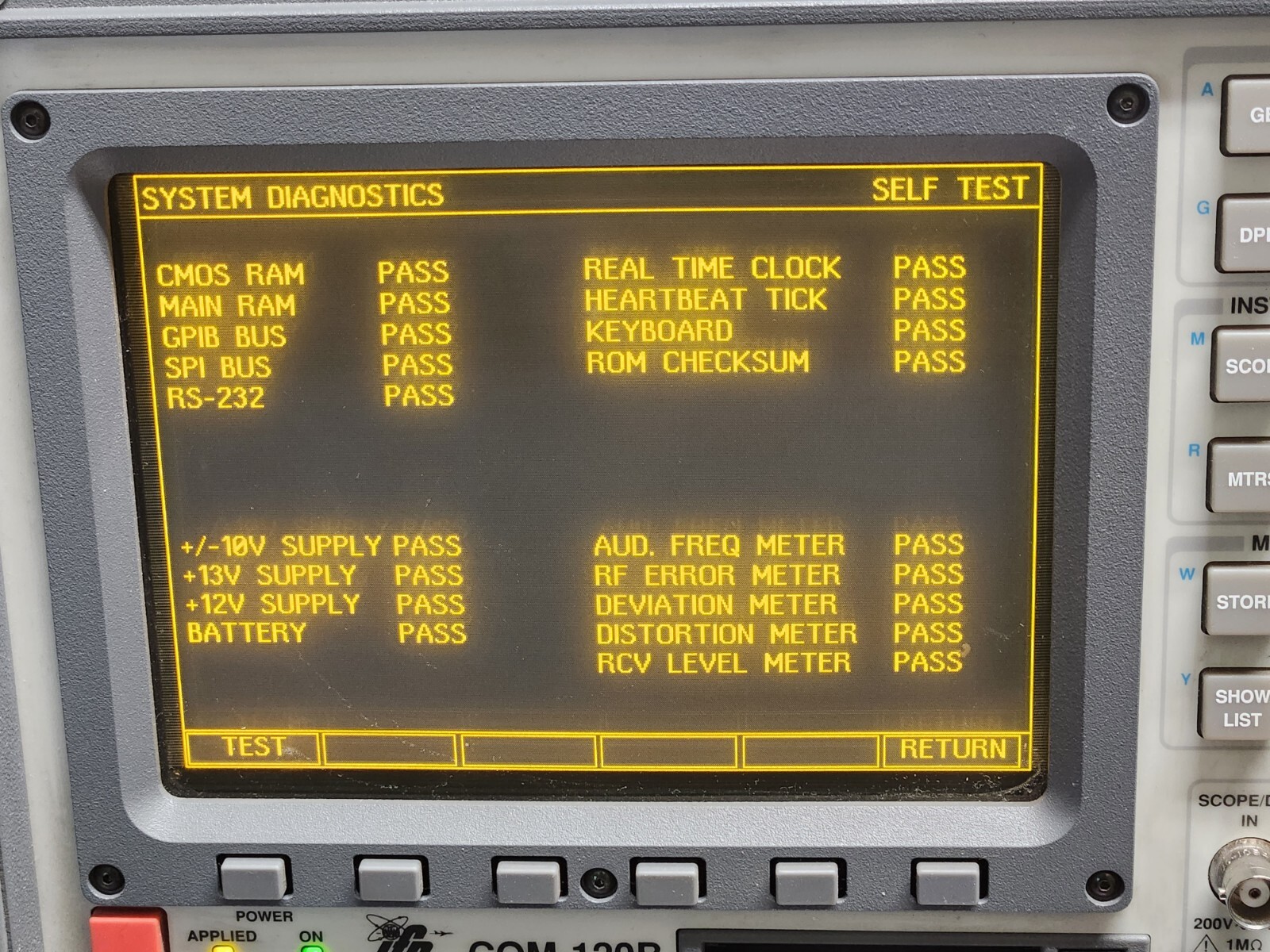 Aeroflex IFR COM120B Service Monitor Tracking Generator CB and Ham