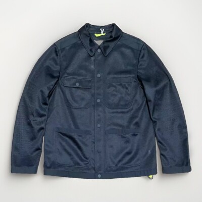 OAMC PERFORATED MESH CHORE COAT Black Rigid L