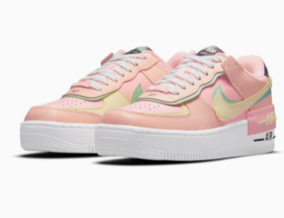 WOMENS NIKE AIR FORCE 1 LOW SHADOW [SIZE 6] ARTIC PUNCH/BARELY VOLT