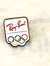 Vintage 1988 Winter Olympics Calgary Alberta, Canada Pin-Sponsor: Ray-Ban