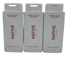 Native Cherry Vanilla & Macaron Body Wash 18 oz - Pack of 3!