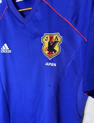 Vintage 2002 Japan JFA Nakata #7 Jersey Home Adidas Size S