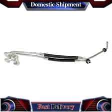 1 Dorman Front Engine Oil Cooler Hose Lines For Chevy S10 GMC S-15 Truck 4WD