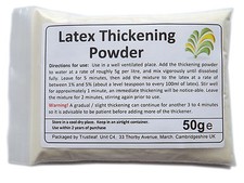 50g Latex Thickening Powder  * for Professional latex moulds *