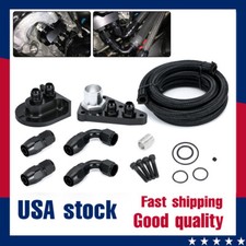 Oil Filter Relocation Kit Billet For Ford 4.6 5.4L Mustang GT350 500 F150 1996+