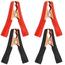 4pcs 100a Insulated Alligator Clips Electrical Heavy Duty Alligator Clamps Batte