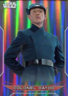 Star Wars Chrome 2020 Refractor Base Card #31-R Colonel Datoo