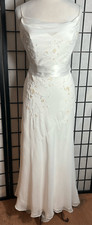 Stunning Ivory Wedding Dress Sleeveless Beaded