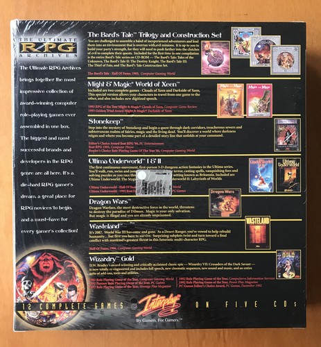 ULTIMATE RPG ARCHIVES - INTERPLAY - NEW & SEALED - NUOVO SIGILLATO - RETROGAMES - Foto 2 di 4