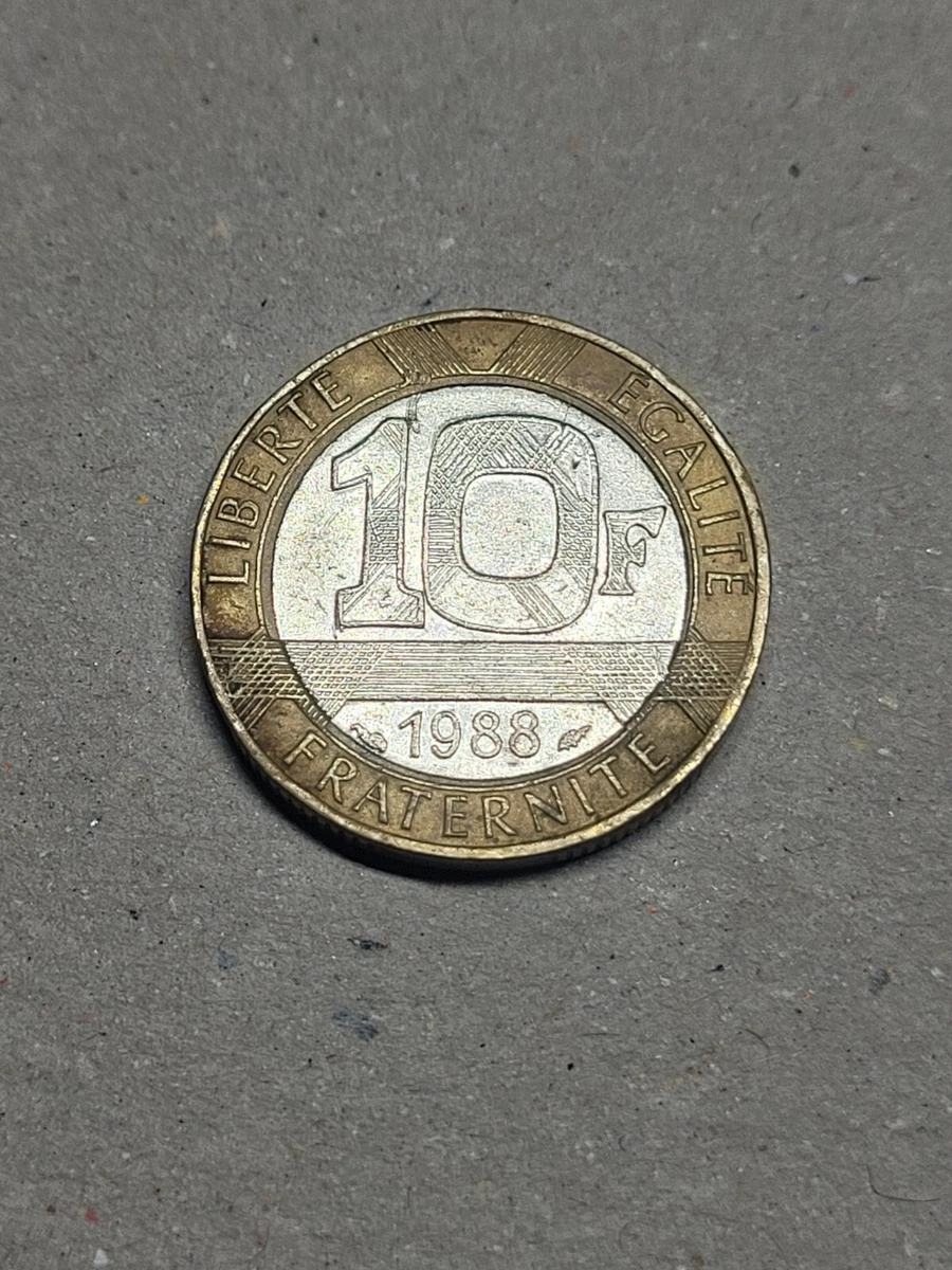 Pièce De 10 Francs 1988 – Génie De La Bastille – Non Expertisée