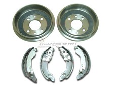 FIAT PUNTO MK1 1.2 8V 1993-1999 REAR 2 BRAKE DRUMS & BRAKE SHOES SET NEW