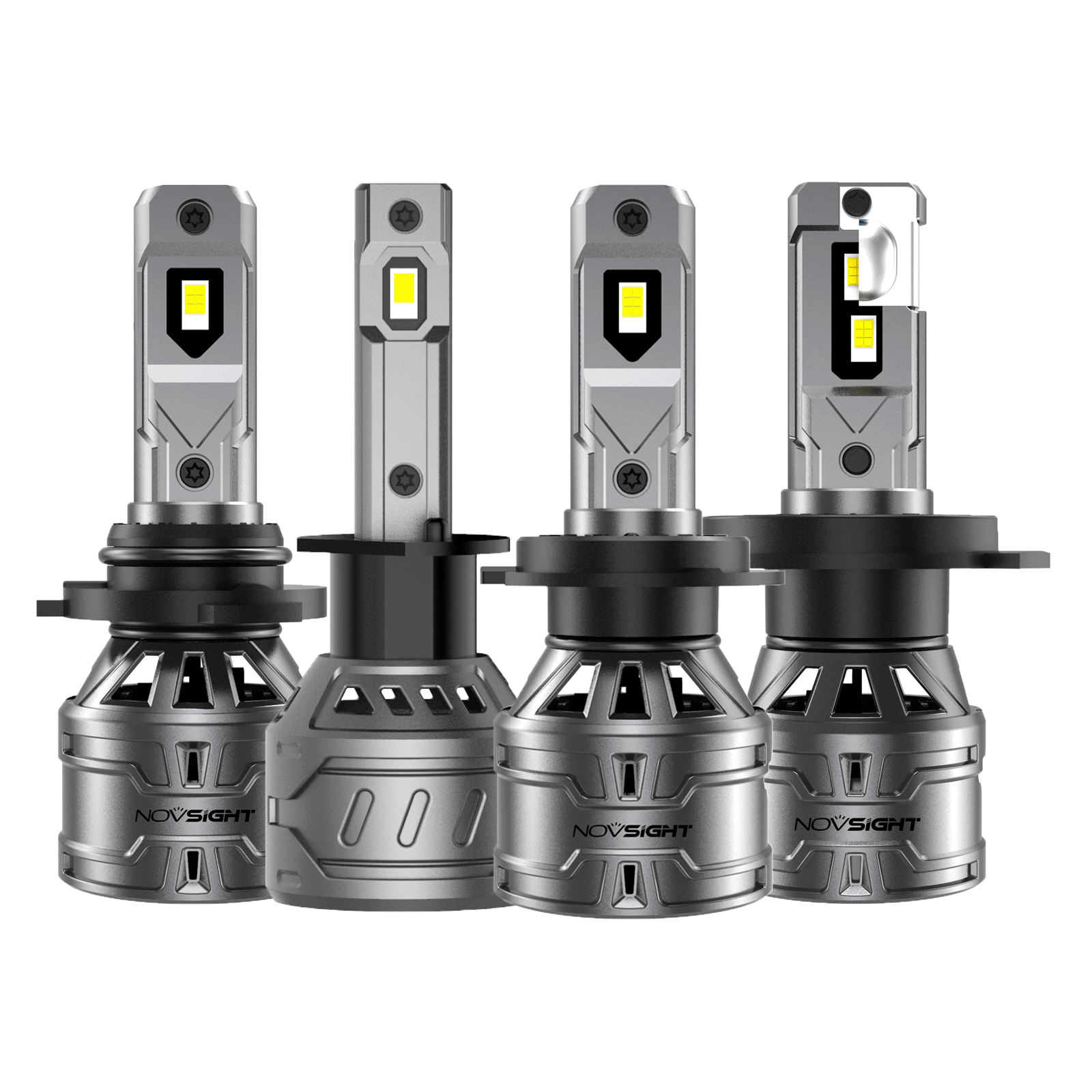 NOVSIGHT H1 H4 9005 9006 H7 H11 9012 LED Bulbs Headlight 60W Canbus ...