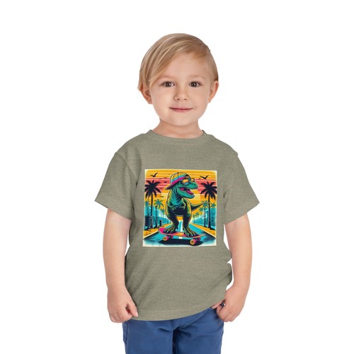 Toddler Dinosaur T-Shirt / Dino Apparel Co / Toddler Short Sleeve Tee 2 - Picture 24 of 25