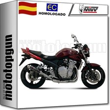 MIVV TUBO DE ESCAPE HOMOLOGADO CAT-OEM GP NEGRO SUZUKI GSF 650 BANDIT 2007 07
