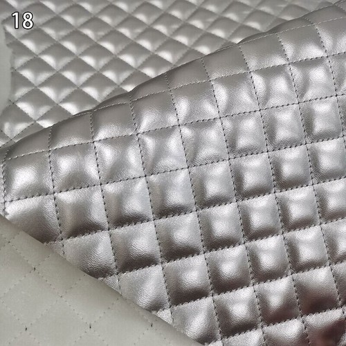 Luxury Quilted PU Leather Car Upholstery Fabric Diamond Argyle Sewing Material - Picture 29 of 32