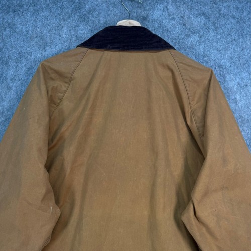 Barbour Wachsjacke Herren Gr. UK XXL Braun Baumwolle Classic Moorland Mantel Vintage - Bild 14 von 23