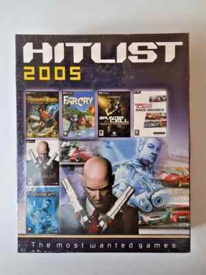 HitList 2005 The Most Wanted Games PC Big Box Ubisoft Hitman Farcry Toca