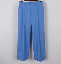 Vintage 70s JC Penneys Womens Polyester Bell Bottom Pants Blue Size XL New Tags
