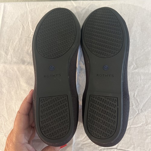 Rothy's The Flat Navy Blue Ballet Round Toe Women's Size W9.5 US - Picture 7 of 10