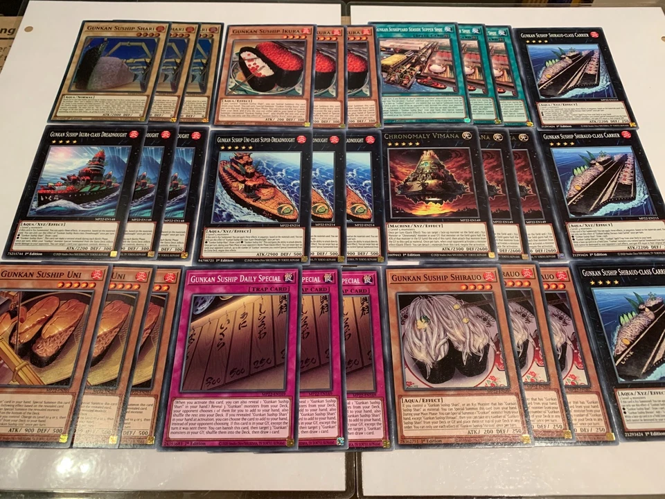 Gunkan Sushi Deck Core Englisch 30 Karten Yugioh Suship Deck Core - Bild 2 von 2