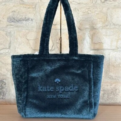 kate spade new york Faux Shearling Small Tote - Tan for sale