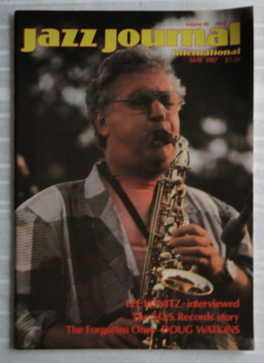 Vintage Magazine Jazz Journal Int'l May 1987 Lee Konitz Doug Watkins         168